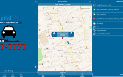 Capital Cars’ Updated App Makes Booking a Taxi in Edinburgh Hassle-Free