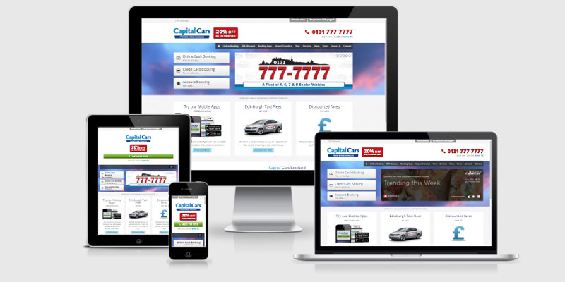 Capital Cars Edinburgh Announce Website Launch!